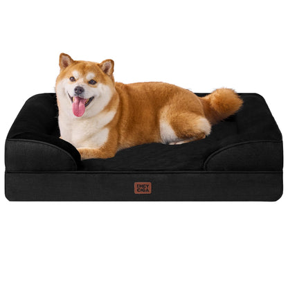 Orthopedic Memory Foam XL Dog Bed Waterproof Washable