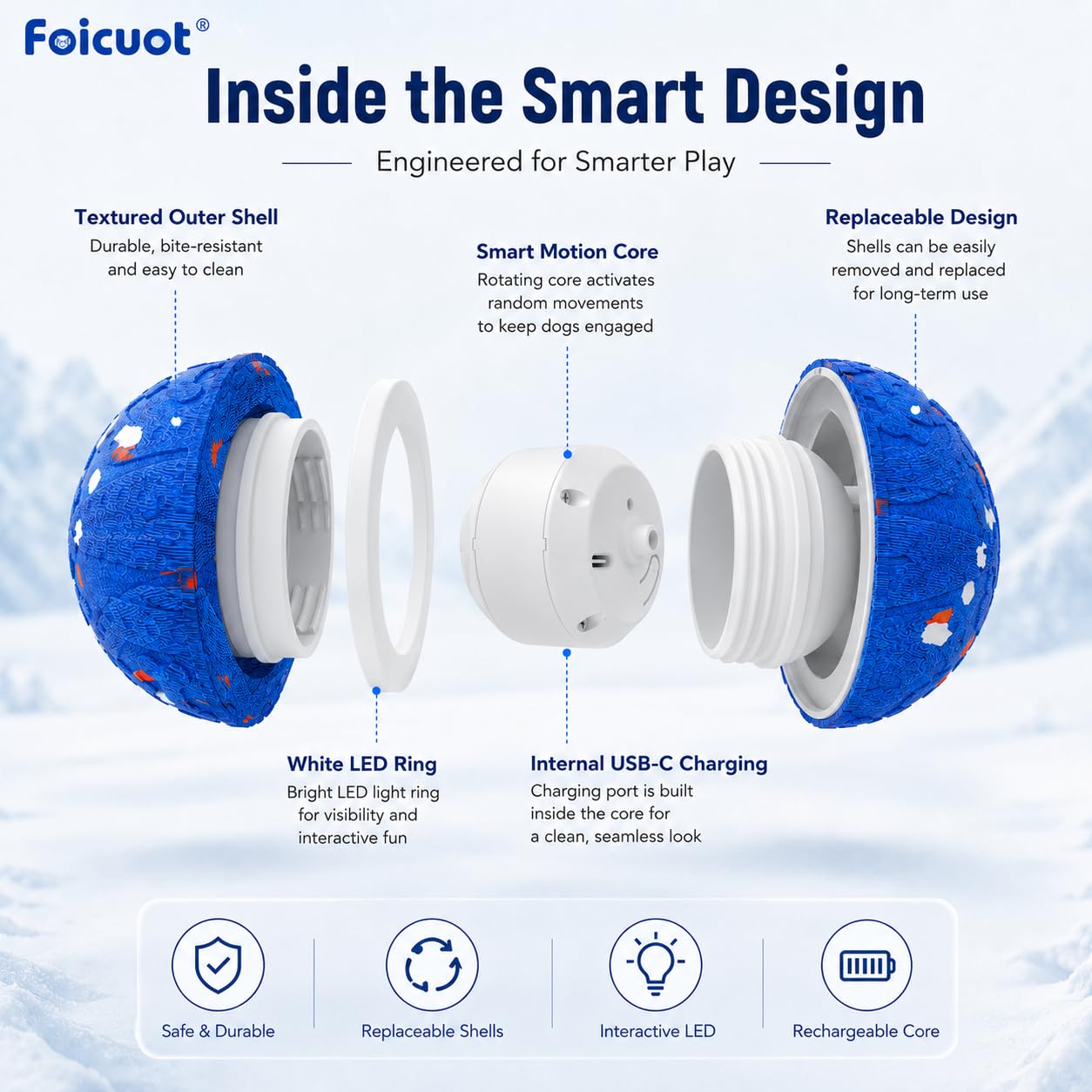 Interactive Smart Dog Ball Toy