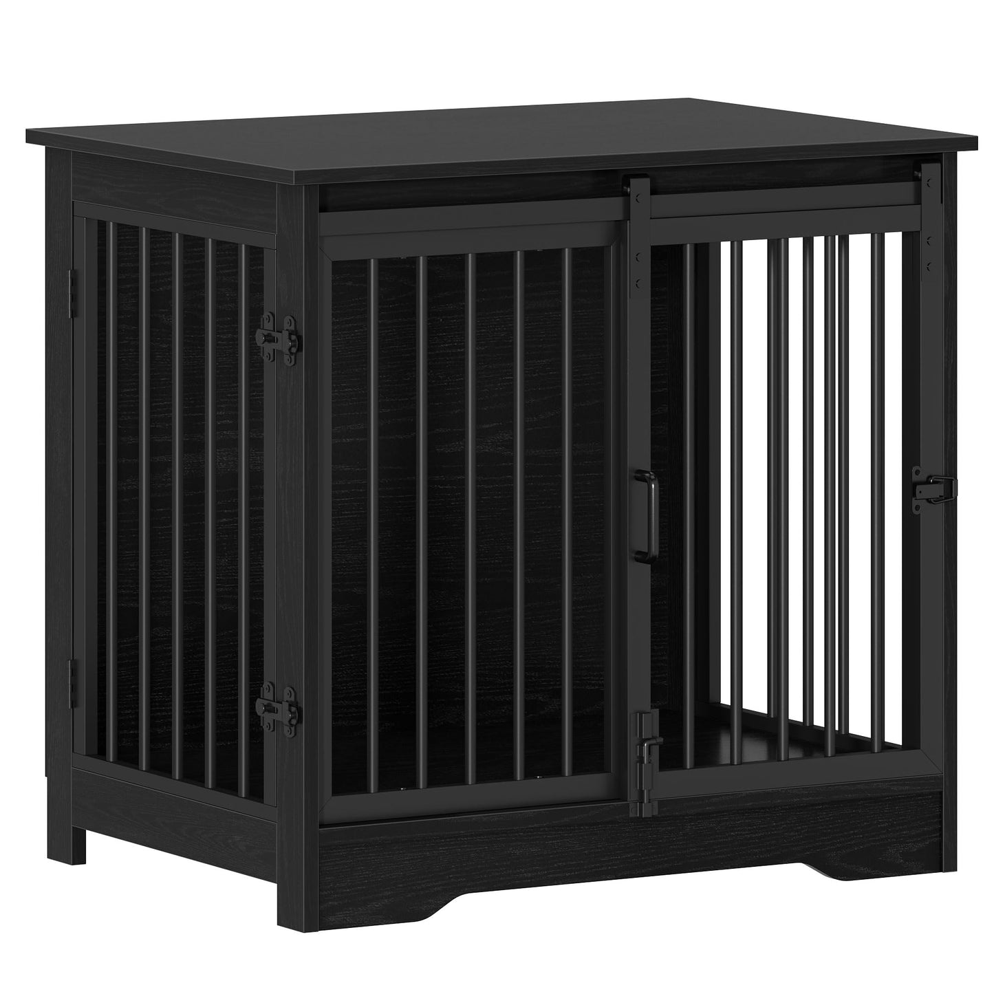 Dog Crate Furniture with Barn Door Heavy Duty Indoor