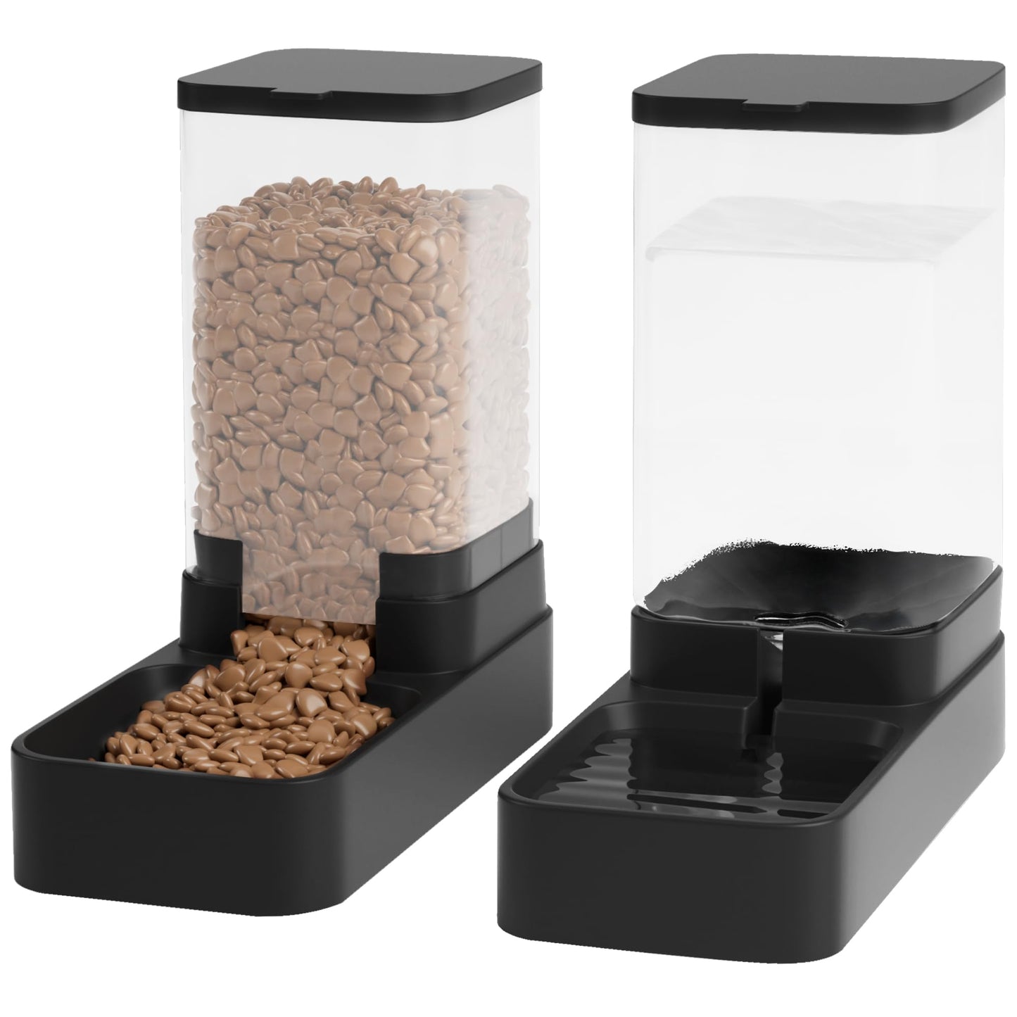 Automatic Pet Feeder & Water Dispenser Set