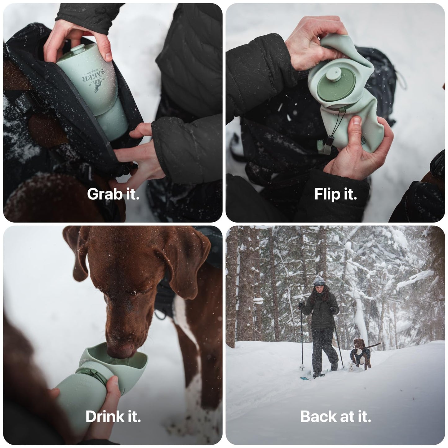 Portable Dog Water Bottle Travel Dispenser