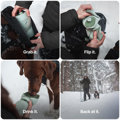 Portable Dog Water Bottle Travel Dispenser