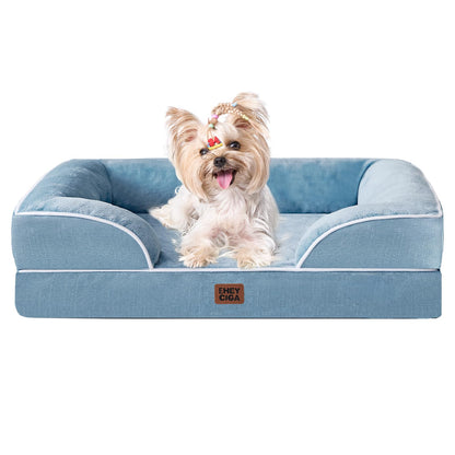 Orthopedic Memory Foam XL Dog Bed Waterproof Washable