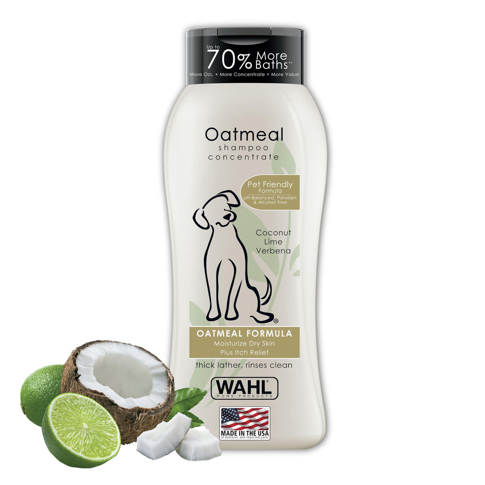 Oatmeal Dog Shampoo Dry Skin Itch Relief Coconut Lime