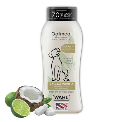 Oatmeal Dog Shampoo Dry Skin Itch Relief Coconut Lime