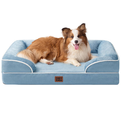 Orthopedic Memory Foam XL Dog Bed Waterproof Washable