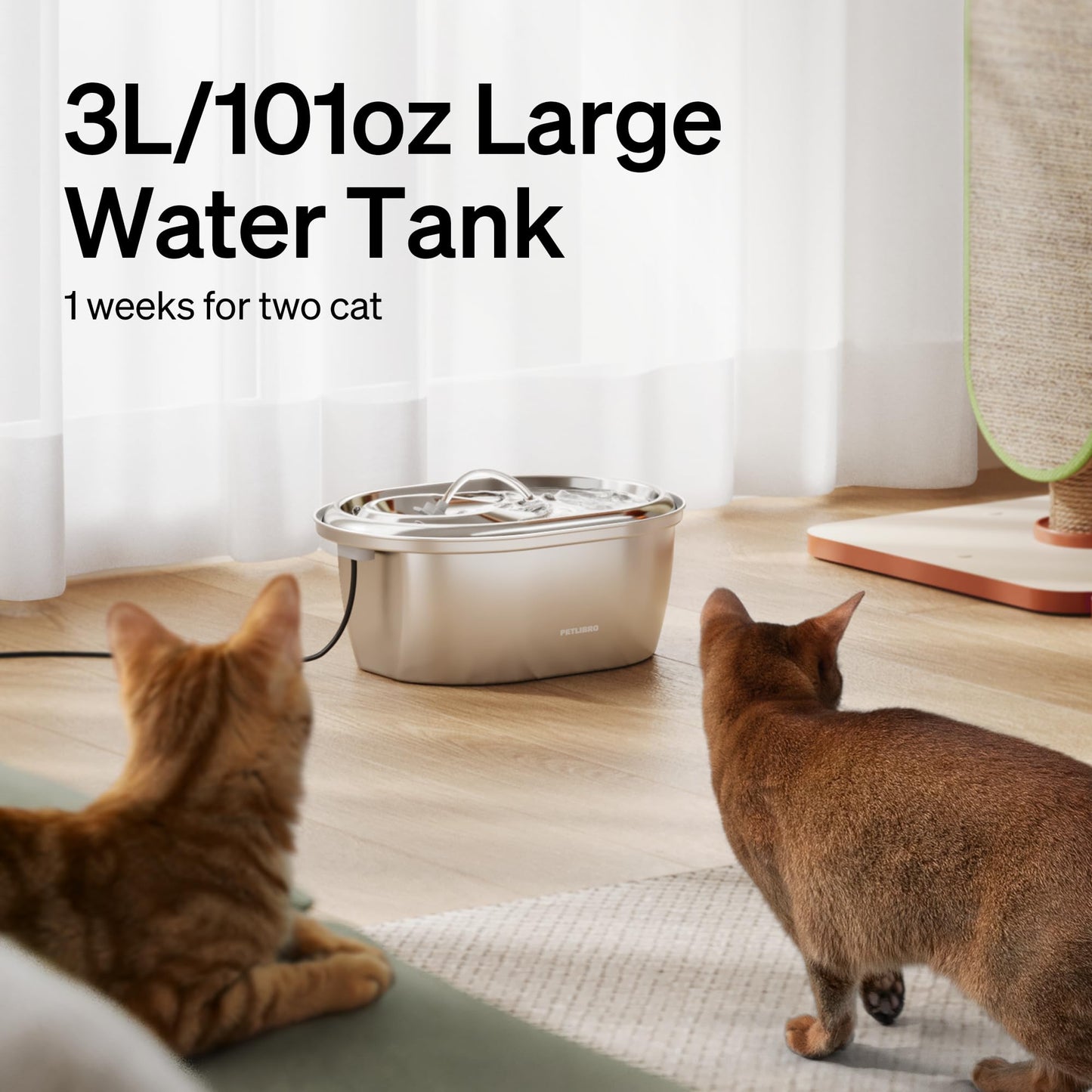 Cat Water Fountain Replacement Pump Quiet Adjustable Flow