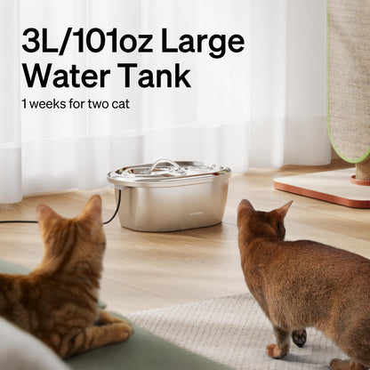 Cat Water Fountain Replacement Pump Quiet Adjustable Flow