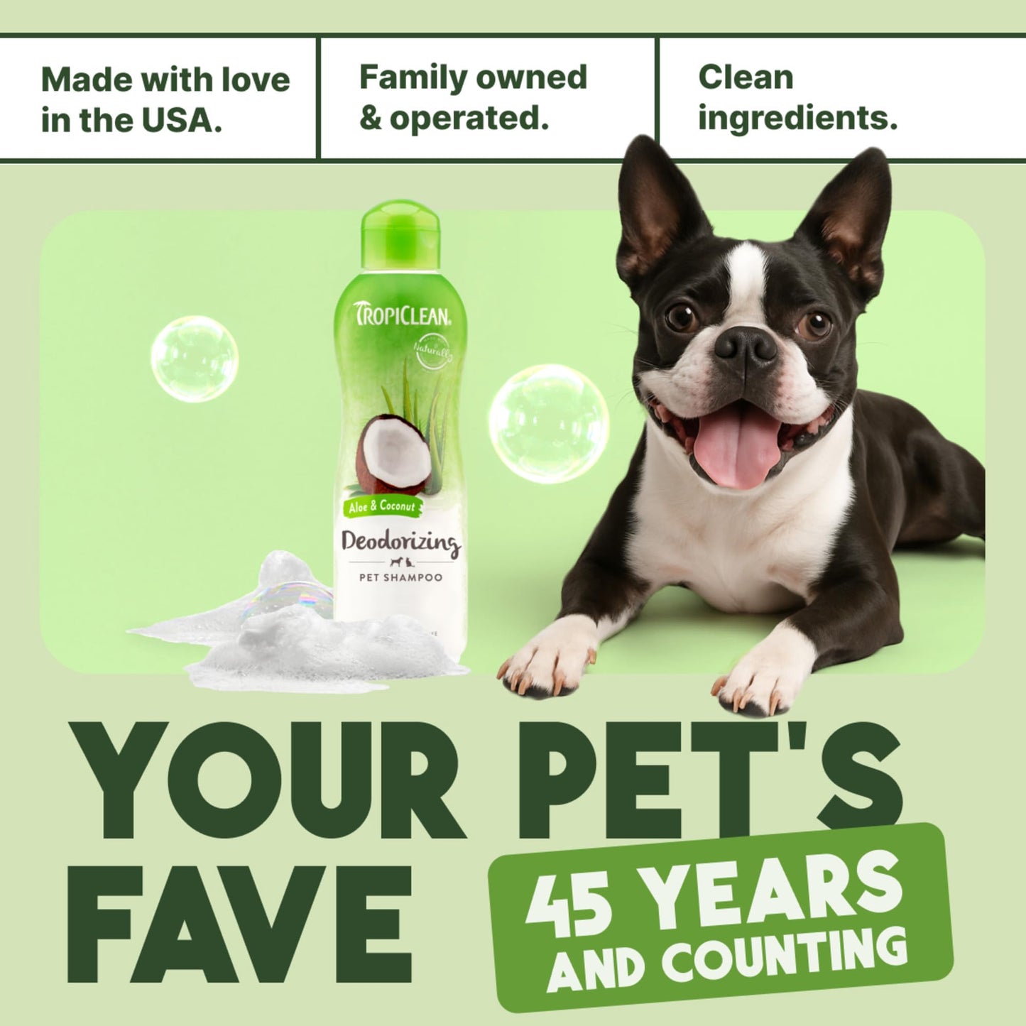 Natural Pet Shampoo Gentle Coat Care Clean