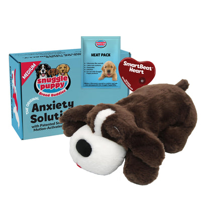 Heartbeat Plush Dog Anxiety Relief Calming Toy