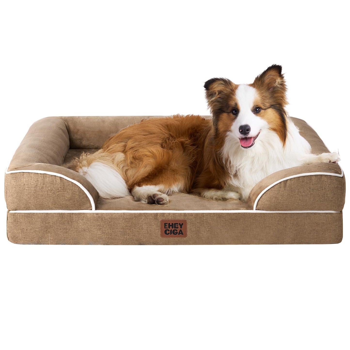 Orthopedic Memory Foam XL Dog Bed Waterproof Washable