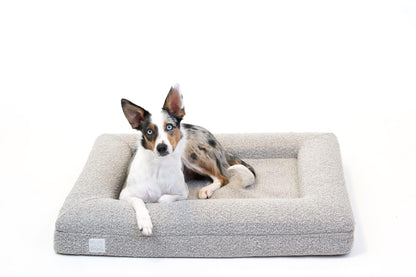 Orthopedic Memory Foam Dog Bed Boucle Washable Waterproof