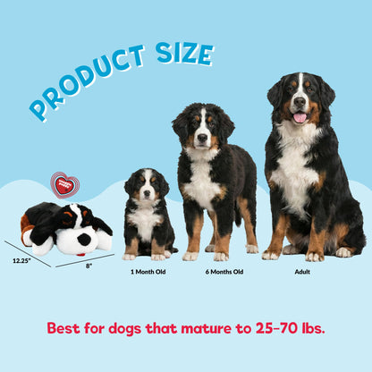 Heartbeat Plush Dog Anxiety Relief Calming Toy