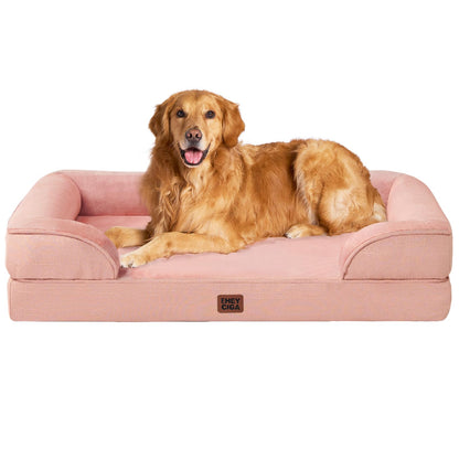 Orthopedic Memory Foam XL Dog Bed Waterproof Washable