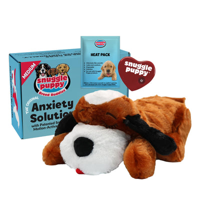 Heartbeat Plush Dog Anxiety Relief Calming Toy