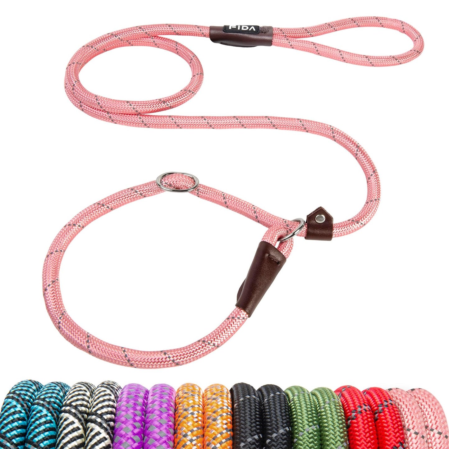 Reflective Slip Lead Dog Leash No Pull Training Rope