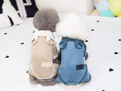 Winter Warm Dog Jumpsuit Coat Clothing