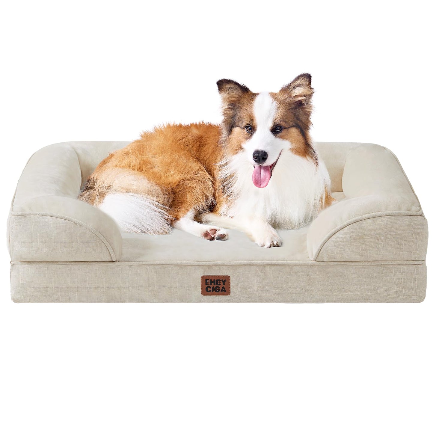 Orthopedic Memory Foam XL Dog Bed Waterproof Washable
