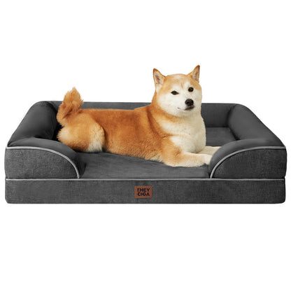 Orthopedic Memory Foam XL Dog Bed Waterproof Washable