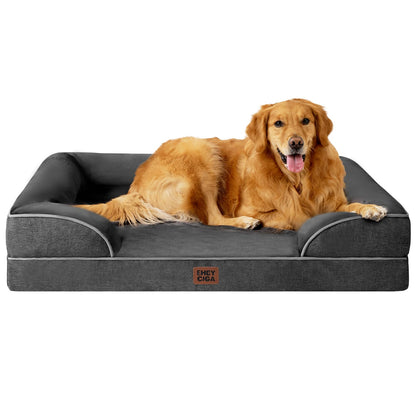 Orthopedic Memory Foam XL Dog Bed Waterproof Washable