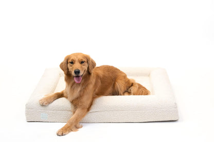 Orthopedic Memory Foam Dog Bed Boucle Washable Waterproof