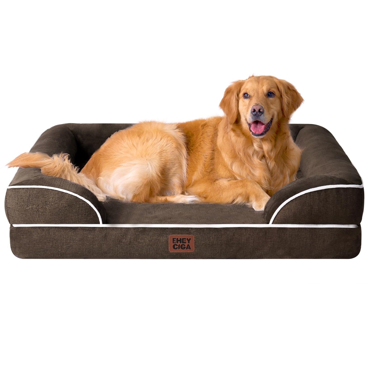Orthopedic Memory Foam XL Dog Bed Waterproof Washable
