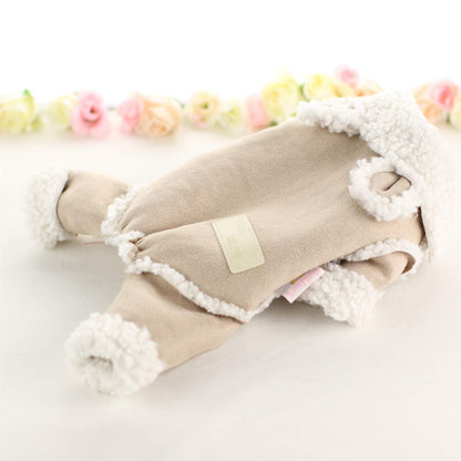 Winter Warm Dog Jumpsuit Coat Clothing