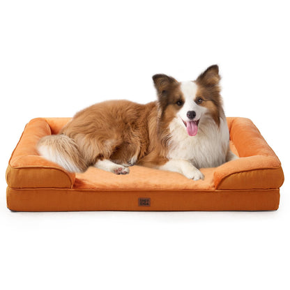 Orthopedic Memory Foam XL Dog Bed Waterproof Washable