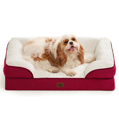 Orthopedic Memory Foam XL Dog Bed Waterproof Washable