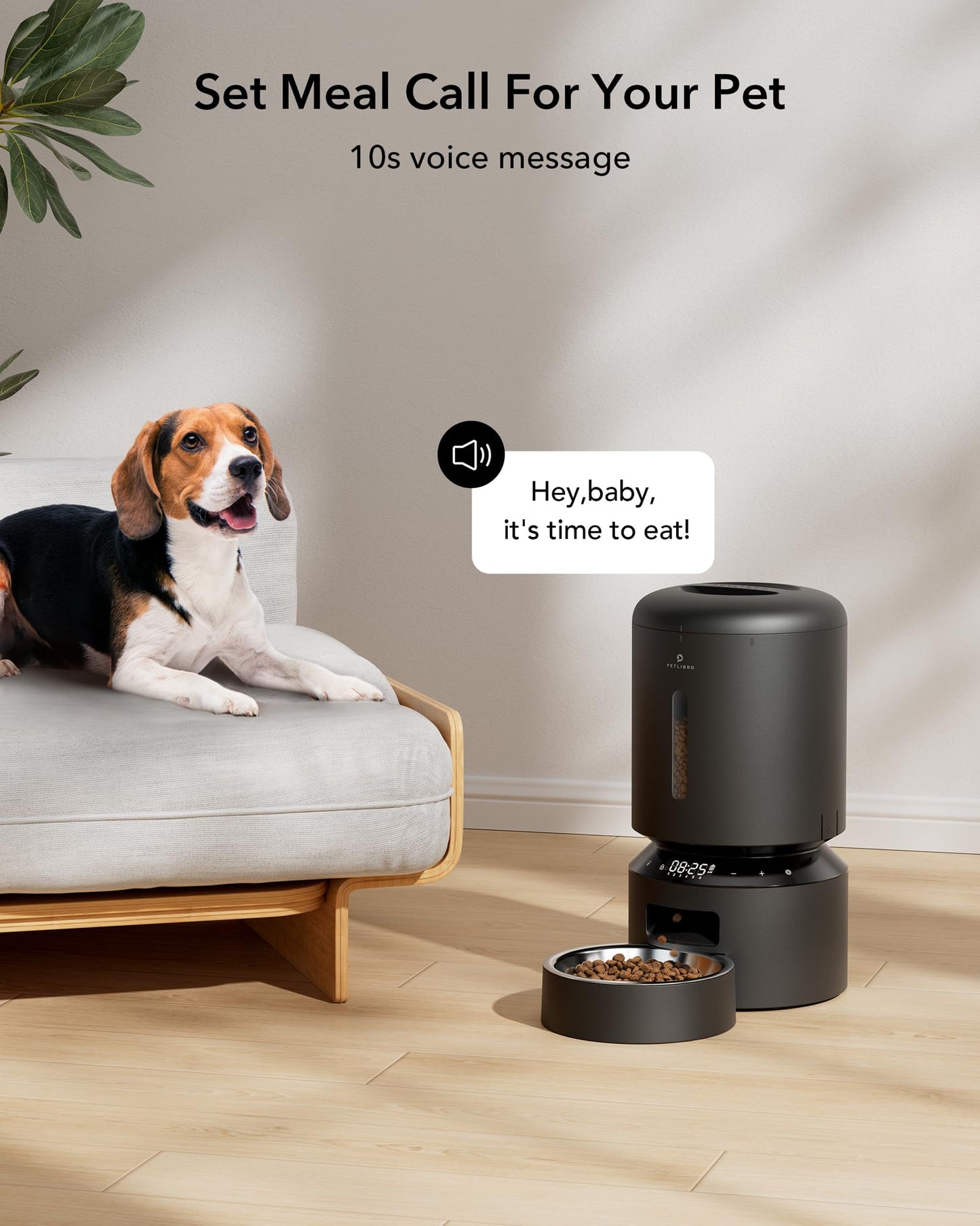 Automatic Cat Feeder for 2 Cats Dual Bowl
