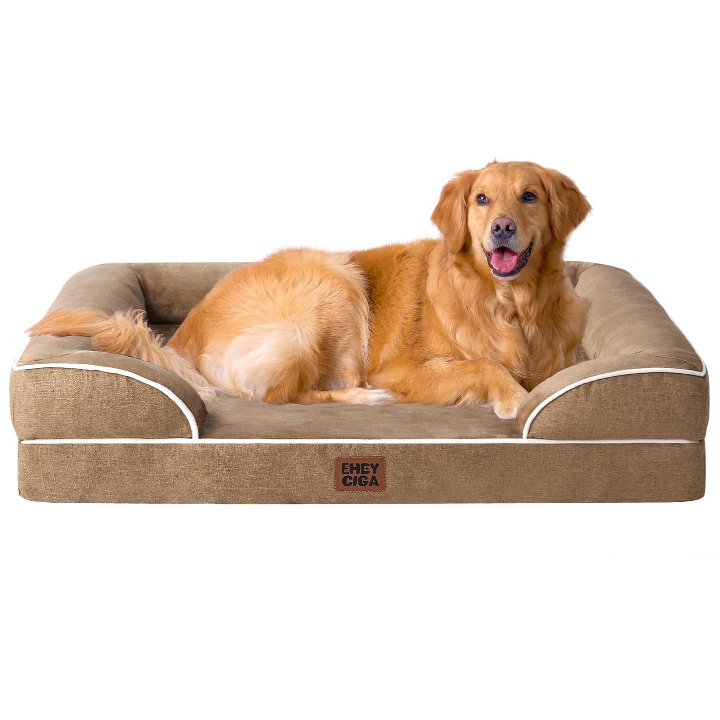 Orthopedic Memory Foam XL Dog Bed Waterproof Washable