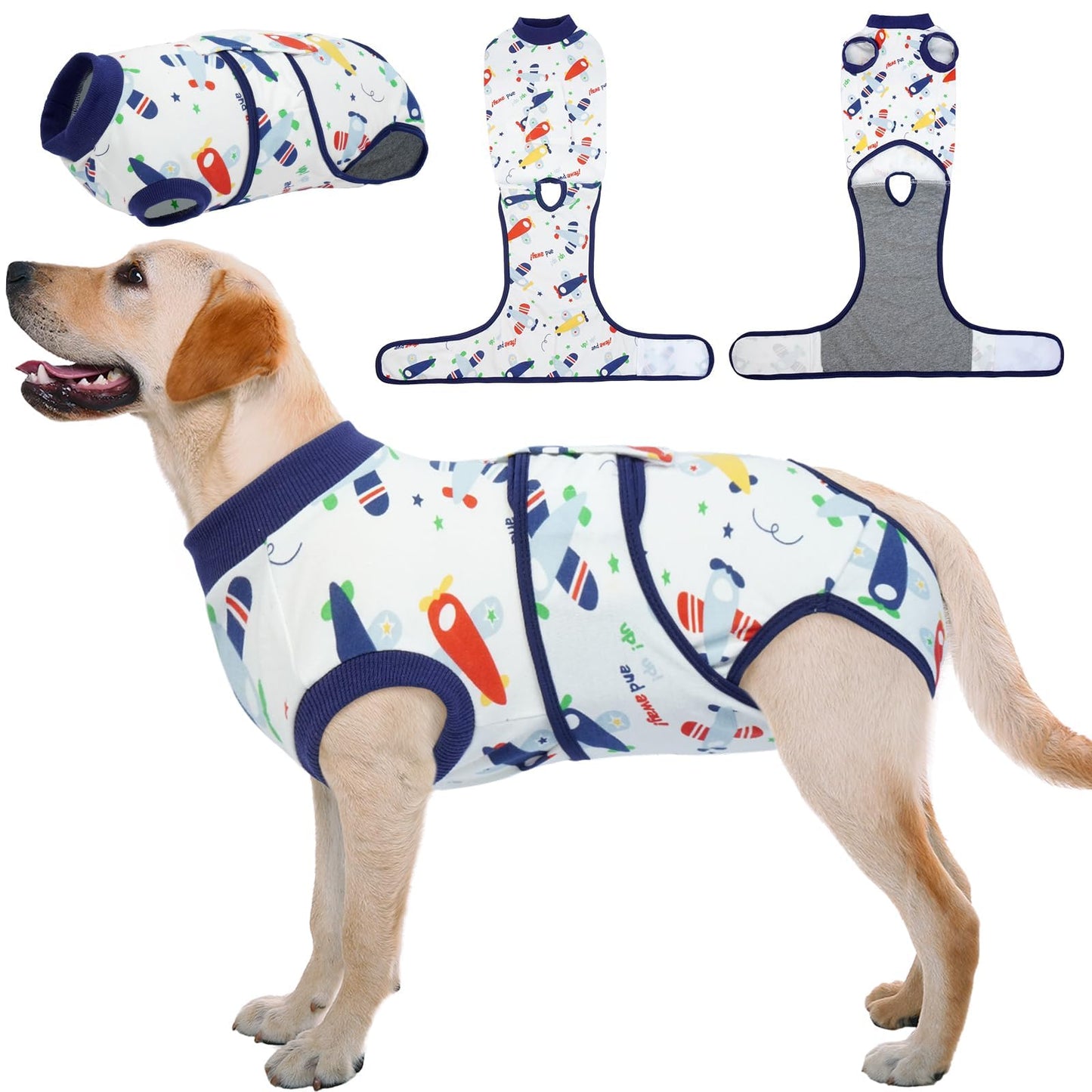 Dog Recovery Suit Post Surgery Anti Licking Onesie