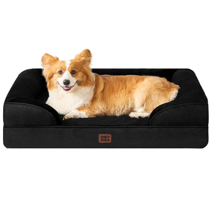 Orthopedic Memory Foam XL Dog Bed Waterproof Washable