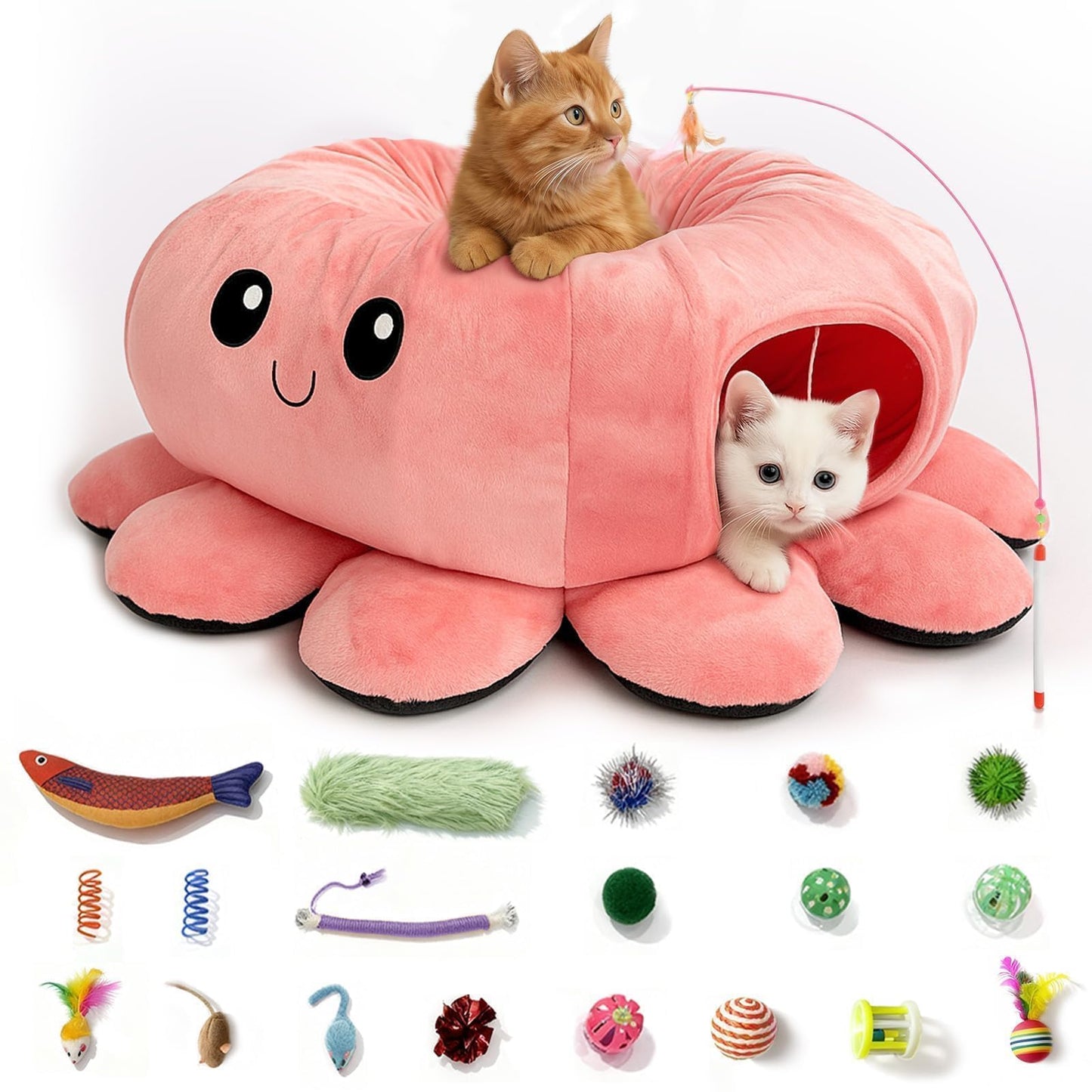 Cat Tunnel Foldable Pet Play Tunnel