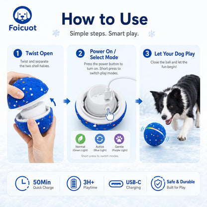 Interactive Smart Dog Ball Toy