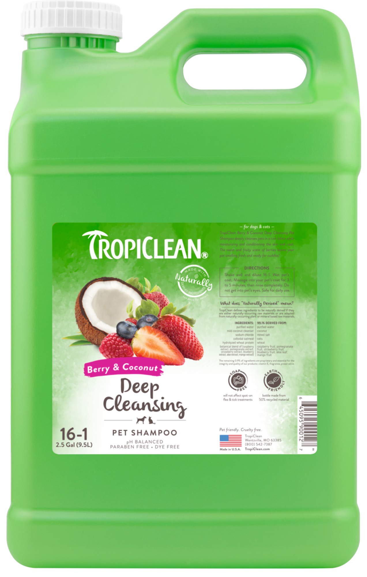 Natural Pet Shampoo Gentle Coat Care Clean
