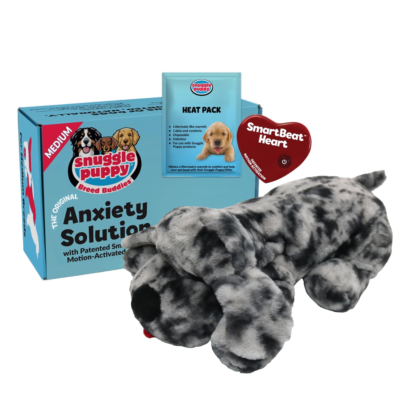 Heartbeat Plush Dog Anxiety Relief Calming Toy