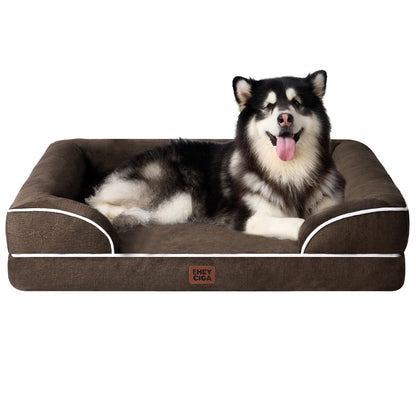 Orthopedic Memory Foam XL Dog Bed Waterproof Washable