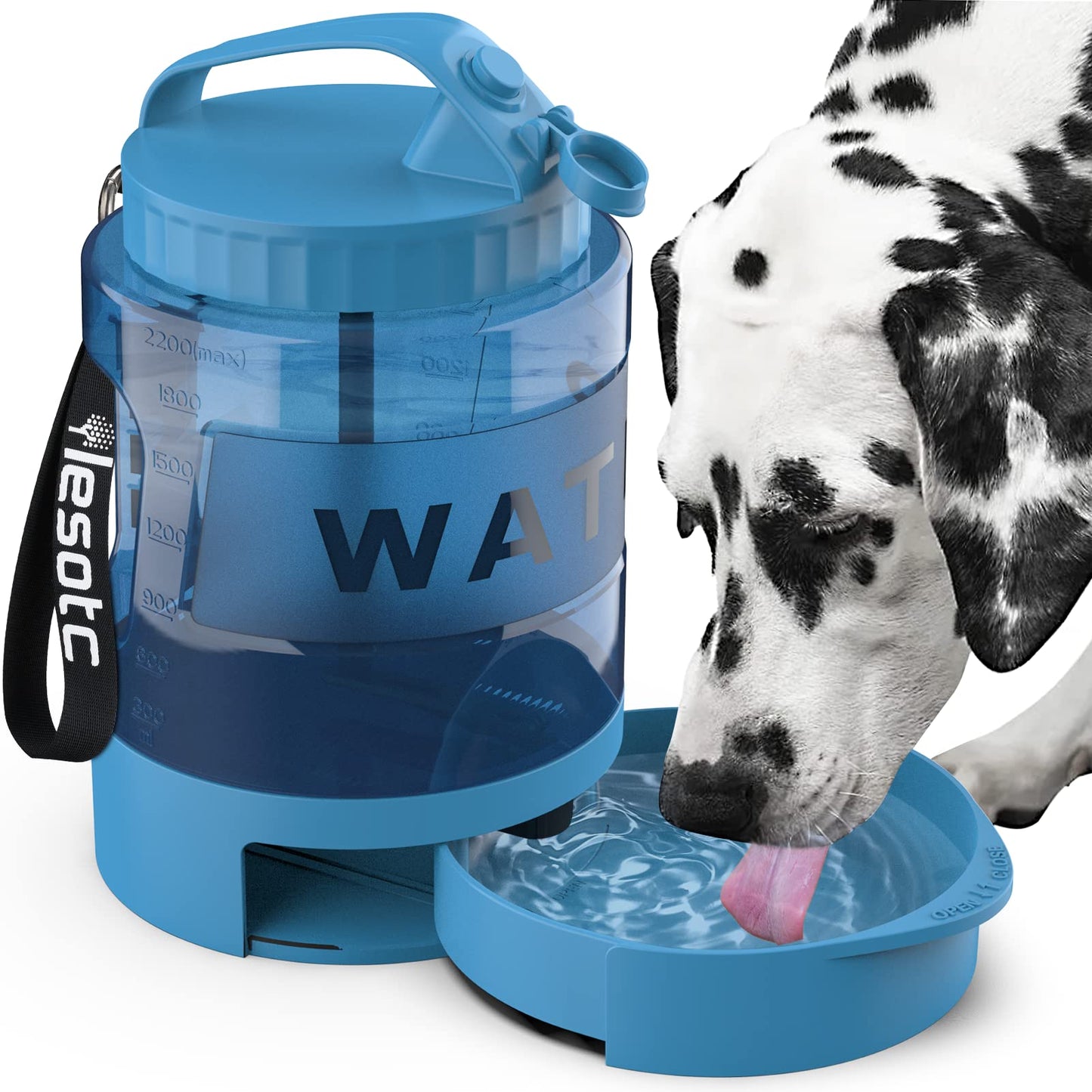 Travel Dog Water Bowl Dispenser BPA Free Portable