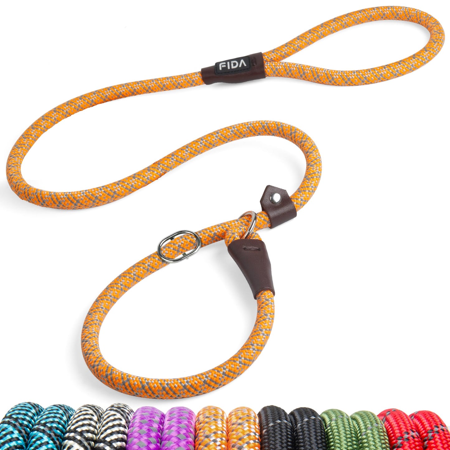 Reflective Slip Lead Dog Leash No Pull Training Rope