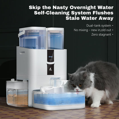 Smart 10L Cat Water Fountain App Control Filter System