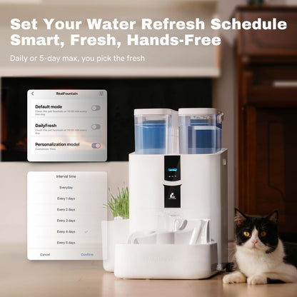 Smart 10L Cat Water Fountain App Control Filter System