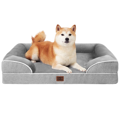Orthopedic Memory Foam XL Dog Bed Waterproof Washable