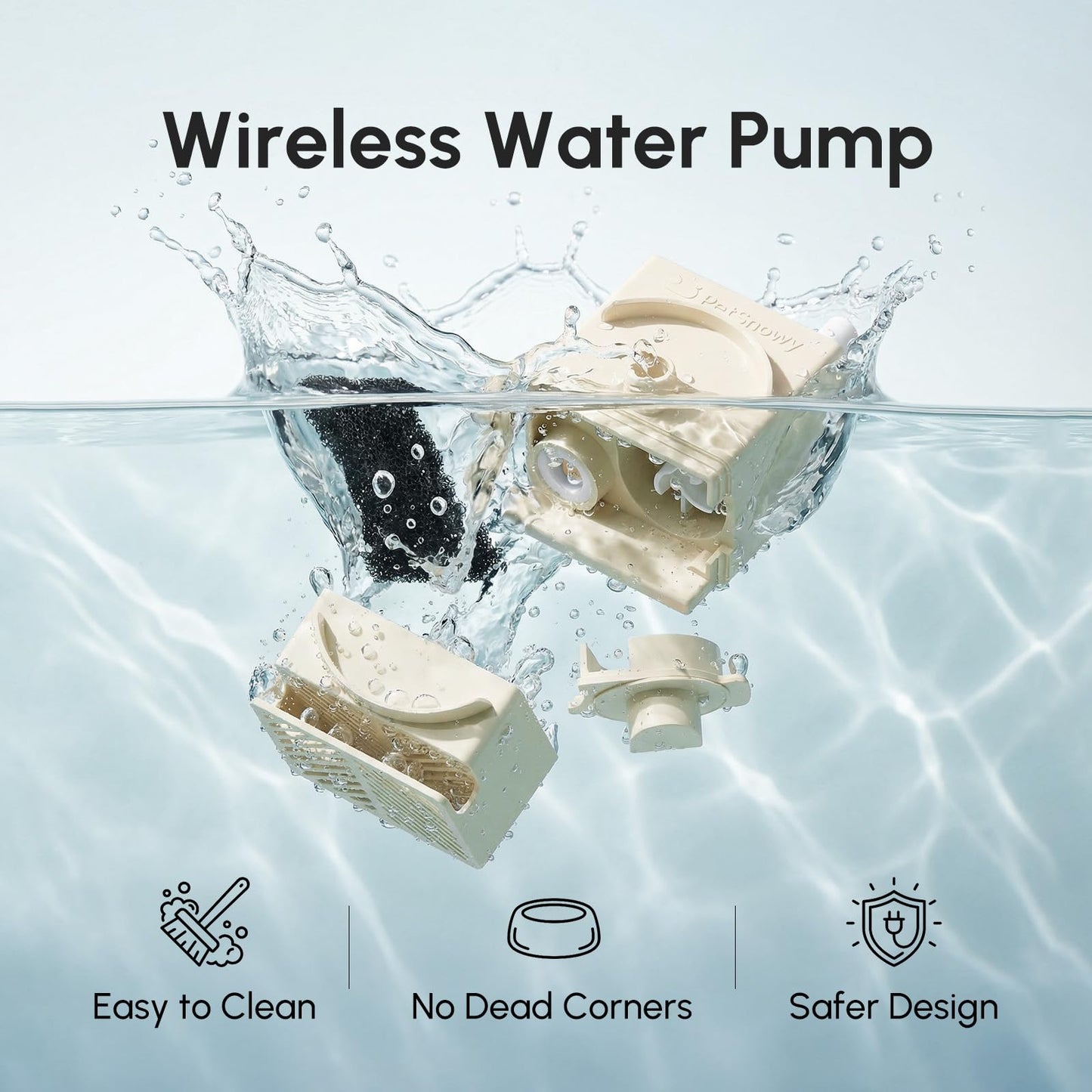 Wireless Weight-Sensing Pet Water Fountain
