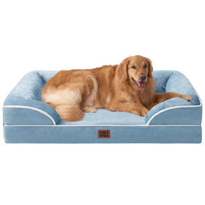 Orthopedic Memory Foam XL Dog Bed Waterproof Washable