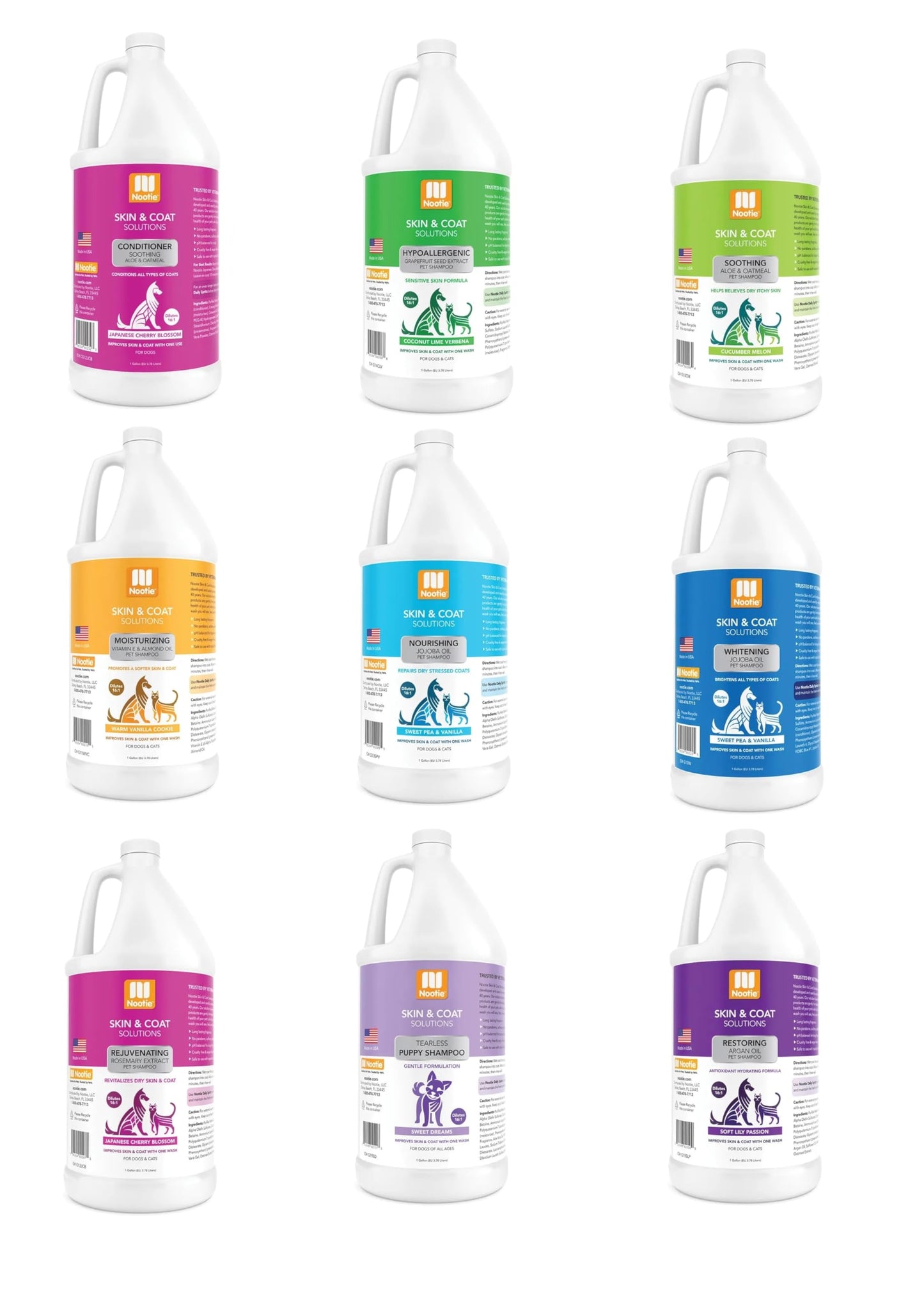 Natural Pet Shampoo Conditioner Gallon Paraben Free