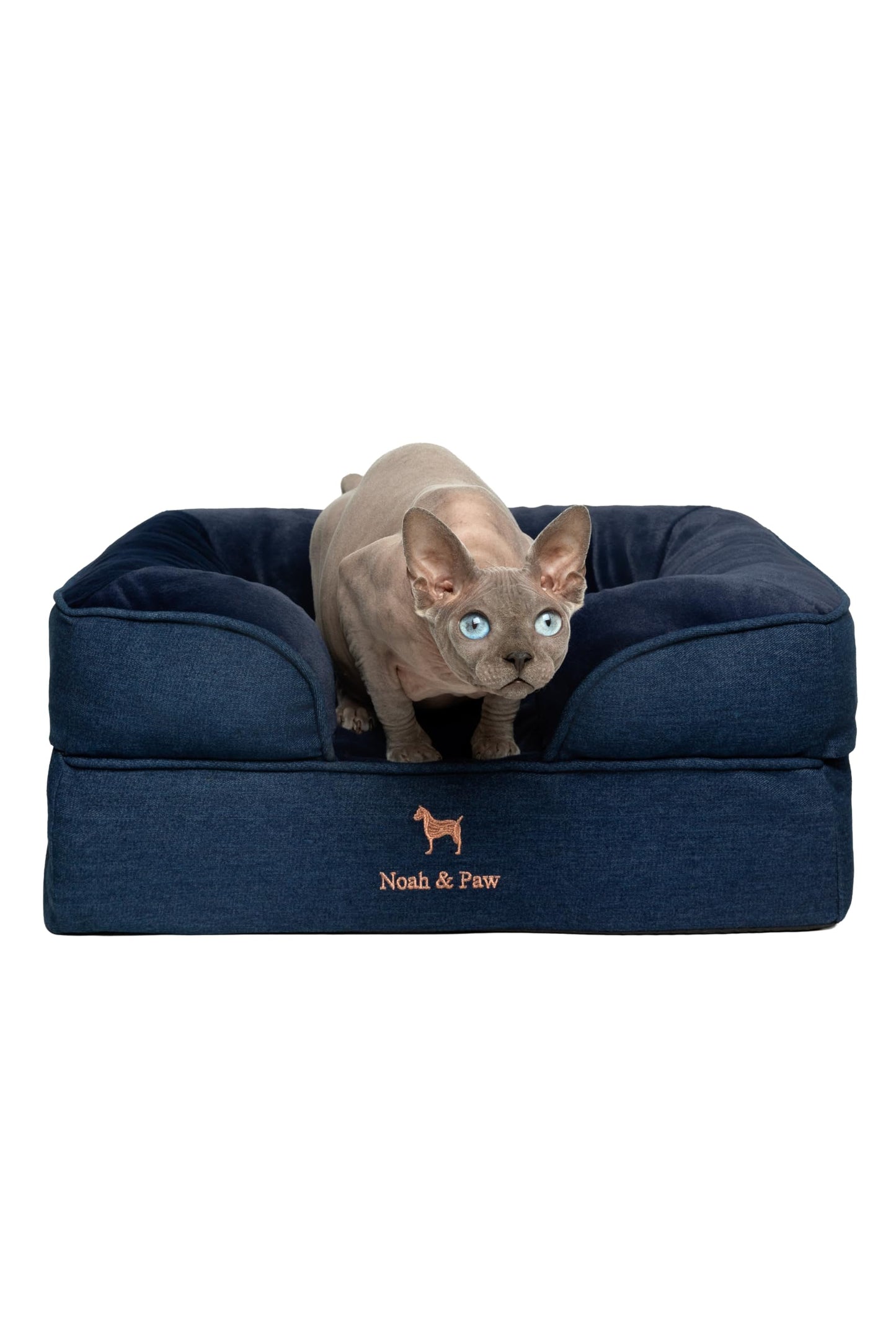 Orthopedic Memory Foam Dog Bed with Cooling Gel Washable