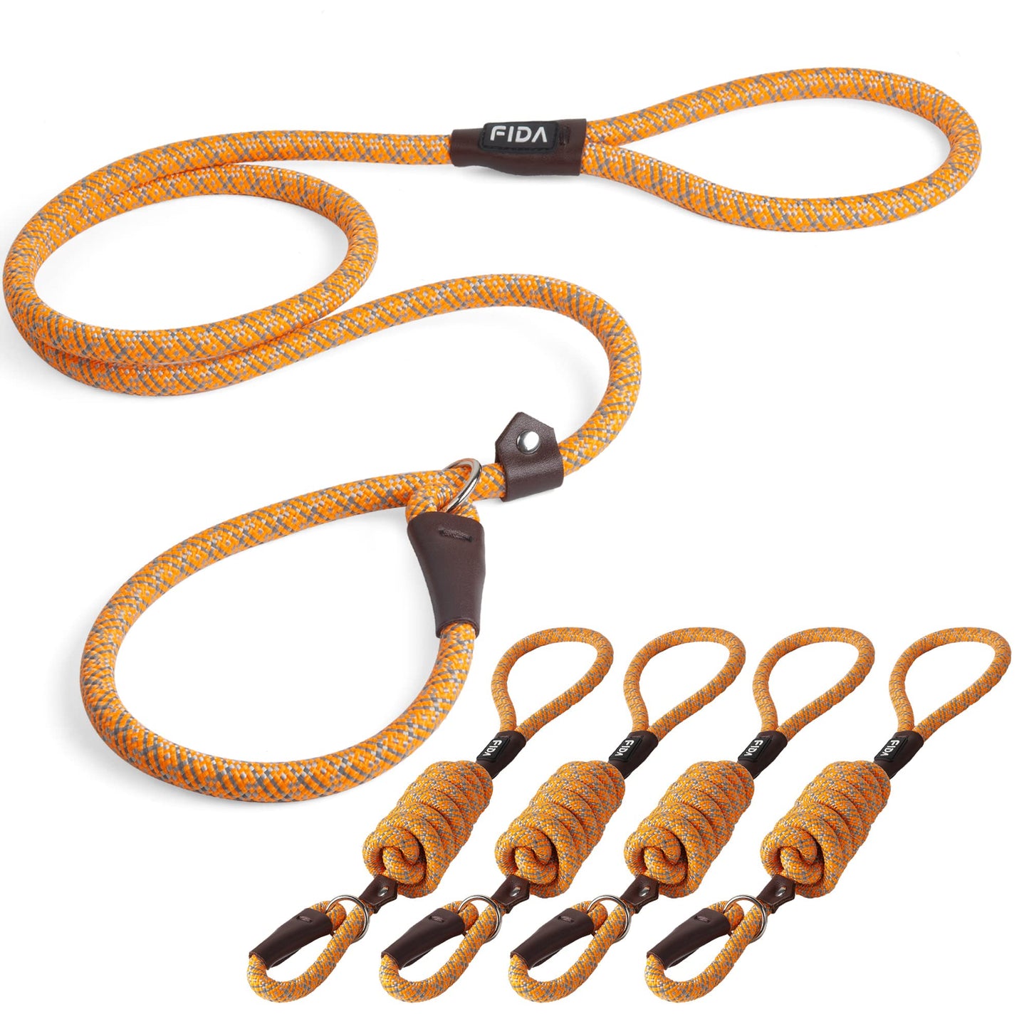 Reflective Slip Lead Dog Leash No Pull Training Rope