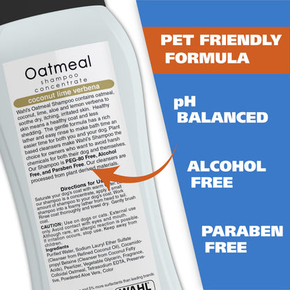 Oatmeal Dog Shampoo Dry Skin Itch Relief Coconut Lime