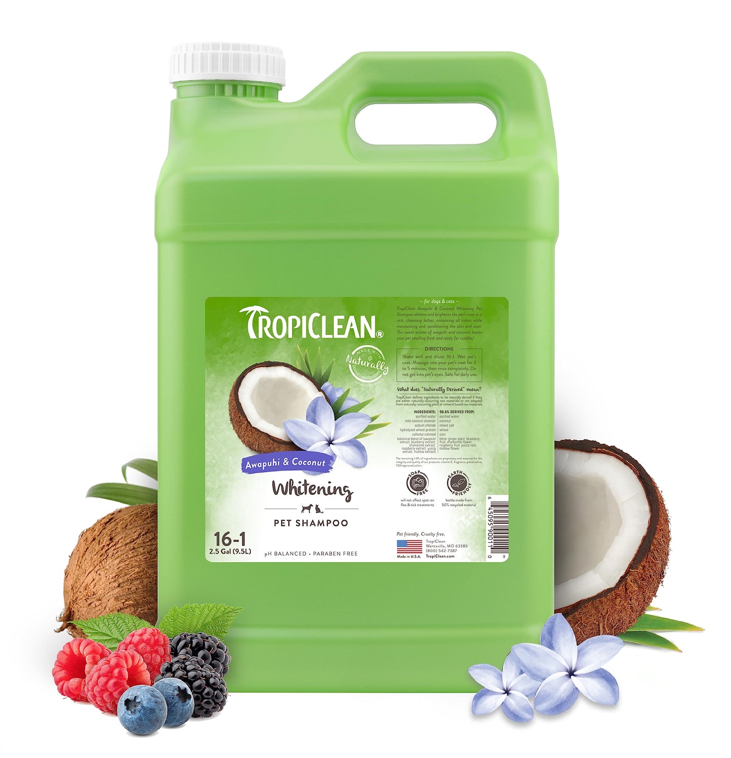 Natural Pet Shampoo Gentle Coat Care Clean